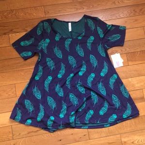 Amazing peacock feather jacquard perfect t!